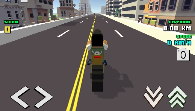 Blocky Rider screenshot