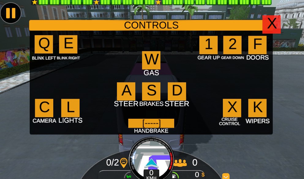 Bus Simulator: EVO Controls