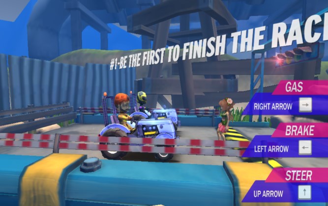 Rocket Racing: High-speed arcade racing game featuring rockets, boosts, and explosive tracks