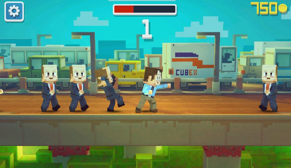 Simple one-touch (or two-sided) controls are a key feature of Tap Brawl